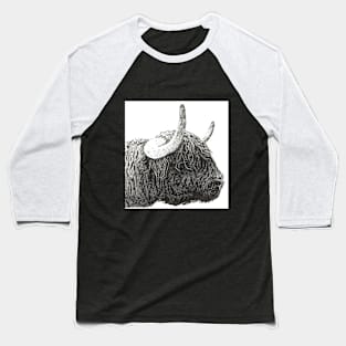 Hamish the highland cow Baseball T-Shirt